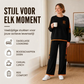 💥 Tijdelijke Aanbieding ✨ Dames Sweatshirt & Wijde Broek Set – Casual, Comfortabel & Modern