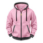 🍂 Winter Comfort 🧥 Warme Hoodiejas met Rits – Zacht, Comfortabel & Ideaal voor Koude Dagen