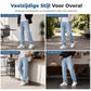 💎 Tijdloze Favoriet 👖 Klassieke Straight-Leg Jeans voor Heren – Comfortabele Pasvorm, Veelzijdig & Makkelijk te Combineren