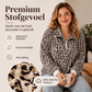 🔥 Trendy Herfststijl 🐆 Dames Sweater met Luipaardprint en Kwartrits – Comfortabel, Modieus & Makkelijk te Combineren