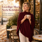✨ Elegante Herfststijl 🧣 Dames Omslagdoek in Effen Kleur – Los Gebreid, Zacht & Makkelijk te Combineren