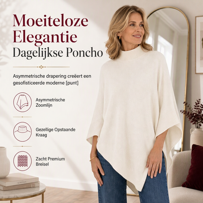 ✨ Elegante Herfststijl 🧣 Dames Omslagdoek in Effen Kleur – Los Gebreid, Zacht & Makkelijk te Combineren
