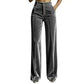 💎 Nieuwe Look ✨ Dames High-Waist Broek met Gedrapeerde Wijde Pijpen – Comfortabel, Elegant & Flatterend
