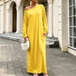 ✨ Exclusieve Look 💃 Dames Off-Shoulder Maxi-Jurk met Lange Mouwen – Elegante Pasvorm & Vrouwelijke Uitstraling 🌙