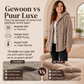 🍂 Winter Favoriet 🤎 Dames Pluche Jas met Capuchon – Losse Pasvorm, Superzacht & Heerlijk Warm