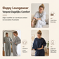 ✨ Comfortabele Favoriet 🤎 Dames 2-Delige Loungewear Set met Capuchon & Wijde Broek – Zacht, Casual & Stijlvol