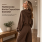 ✨ Comfortabele Favoriet 🤎 Dames 2-Delige Loungewear Set met Capuchon & Wijde Broek – Zacht, Casual & Stijlvol