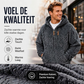 🍂 Winter Comfort 🧥 Heren Sherpa Hoodie met Halve Rits – Zachte Textuur, Warm Gevoel & Casual Stijl
