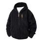 🍂 Winter Comfort 🧥 Heren Sherpa Hoodie met Halve Rits – Zachte Textuur, Warm Gevoel & Casual Stijl