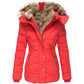 ✨ Winter Elegantie 🤎 Dames Getailleerde Gewatteerde Jas met Capuchon – Warm, Comfortabel & Flatterende Pasvorm