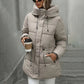 ❄️ Winter Must-Have 🧥 Dames Mid-Lange Pufferjas met Capuchon – Warm, Comfortabel & Beschermend