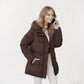 ❄️ Winter Must-Have 🧥 Dames Mid-Lange Pufferjas met Capuchon – Warm, Comfortabel & Beschermend