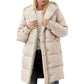 ❄️ Winter Comfort 🧥 Gevoerde Damesjas van Middellange Lengte met Capuchon – Warm, Comfortabel & Stijlvol