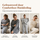 ✨ Nieuwe Favoriet 🤎 Dames Zachte Casual 2-Delige Set – Rondehals Trui & Wijde Pijpen Broek, Comfortabel & Trendy