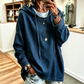 ✨ Casual Denim Look 🤎 Dames Denim Hoodie – Comfortabel, Trendy & Makkelijk te Combineren