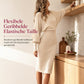 🤎 Winter Elegantie ✨ Dames Gebreide Jurk met Lange Mouwen – Zacht, Comfortabel & Stijlvol voor Elke Dag