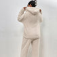☁️ Cozy Winter Set ✨ Dames Fleece Loungewear Set met Hoodie & Broek – Zacht, Warm & Comfortabel