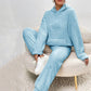 ☁️ Cozy Winter Set ✨ Dames Fleece Loungewear Set met Hoodie & Broek – Zacht, Warm & Comfortabel