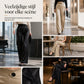 ✨ Nieuwe Collectie – Speciale Prijs! - Elegante satijnen hooggetailleerde wijde pijpen broek met asymmetrische taille ✨ luxe glans, slank silhouet, modieuze asymmetrische taille