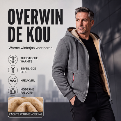 ✨ Nu Extra Voordelig - Warme winterjas met capuchon voor heren ✨ uitstekende warmte, comfortabele pasvorm, ideaal voor koude winterdagen