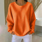 Dames Wafelgebreide Losvallende Sweater