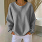 Dames Wafelgebreide Losvallende Sweater