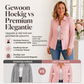 🔥 Vandaag Extra Voordelig - Elegante gerimpelde peplumblazer voor dames ✨ vrouwelijk silhouet peplum snit elegant