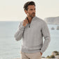 🔥 Vandaag Extra Voordelig - Heren casual jacquard sweater met halve rits ✨ jacquard patroon halve rits warm losse pasvorm