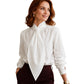 🔥  Nieuw Binnen- Elegante damesblouse met strikkraag en lange mouwen ✨ strikkraag lange mouwen elegant kantoormodel