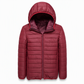 ✨ Nieuwe Look 💫 Heren Lichtgewicht Gewatteerde Katoenen Korte Winterjas met Capuchon, Grote Maten – Licht, Warm & Trendy