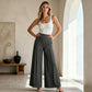 🔥 Vandaag Extra Voordelig - Casual damesbroek met hoge taille en wijde pijpen ✨ hoge taille wijde pijpen comfortabele dagbroek