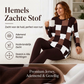 Damesset met bedrukte langemouwen top en leggings ✨ bedrukt patroon zacht materiaal 2‑delige set