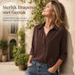 Stijlvolle casual damesblouse met lange mouwen en knoopsluiting ✨ knoopsluiting lange mouwen casual basismodel