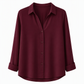 Stijlvolle casual damesblouse met lange mouwen en knoopsluiting ✨ knoopsluiting lange mouwen casual basismodel