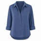 Stijlvolle casual damesblouse met lange mouwen en knoopsluiting ✨ knoopsluiting lange mouwen casual basismodel