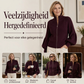✨ Nieuwe Look 💫 Dames Gebreide Trui met Lanternmouwen en Rits – Comfortabel, Elegant & Trendy