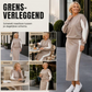 ✨ Nieuwe Look 💫Elegant 2‑delig dames set sweatshirt + midi rok, comfortabel gebreid ensemble