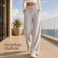 ✨ Nieuwe Look 💫 Casual Wijde Pijpen Damesbroek met Trekkoord en Elastische Taille – Comfortabel, Loszittend & Trendy