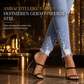 ✨ Nieuwe Look 💫 Dames Lichtblauwe Met Parel Versierde Slim Fit Skinny Jeans met Onafgewerkte Gerafelde Taille en Gerafelde Gescheurde Enkelsboorden – Stijlvol, Modieus & Trendy