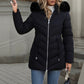 ✨ Nieuwe Look 💫 Dames Getailleerde Gewatteerde Jas met Capuchon – Vrouwelijk, Warm & Trendy