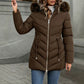 ✨ Nieuwe Look 💫 Dames Getailleerde Gewatteerde Jas met Capuchon – Vrouwelijk, Warm & Trendy