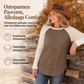 ✨ Nieuwe Look 💫 Vrouwen Western Ranch Stijl Raglan Lange Mouw Gebreid Top met Gestructureerde Wafelstof en Gebogen Zoom – Stoer, Comfortabel & Trendy