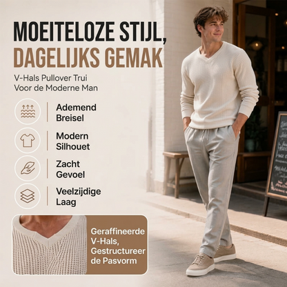 ✨ Nieuwe Look 💫 Heren Casual Ronde Hals Gebreid Shirt – Comfortabel, Stijlvol & Trendy