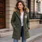 ✨ Nieuwe Look 💫 Dames Parka-jas met Capuchon en Warme Voering – Warm, Praktisch & Trendy