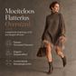 ✨ Nieuwe Look 💫 Oversized Gebreide Jurk met Mock Neck en Ruche van Tule – Vrouwelijk, Uniek & Trendy