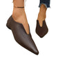 ✨ Elegante Dameschoenen 👠 Platte Schoenen met Spitse Neus & V-Snit – Chic, Comfortabel & Veelzijdig