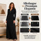 ✨ Nieuw Binnen 🍂 Dames Gebreide Geribbelde Maxi Jurk met Capuchon – Zacht, Comfortabel & Elegant 👗