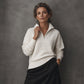 ✨ Nieuw Favoriet 🍂 Dames Trui met Halve Rits en Ronde Hals – Comfortabel, Veelzijdig & Modern 🤍