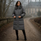 ❄️ Winter Favoriet ✨ Dames Mid-Lange Gewatteerde Jas – Warm, Comfortabel & Beschermend 🧥