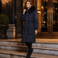 ❄️ Winter Favoriet ✨ Dames Mid-Lange Gewatteerde Jas – Warm, Comfortabel & Beschermend 🧥